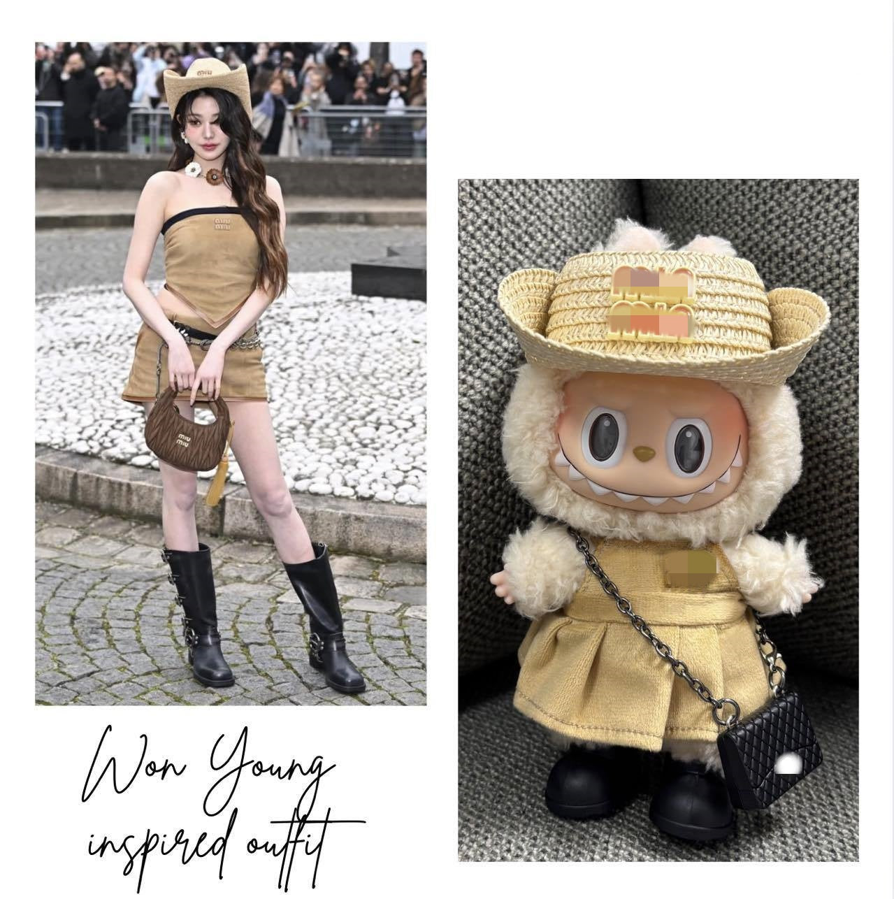 LABUBU clothes brand outfit Same clothes as celebrities