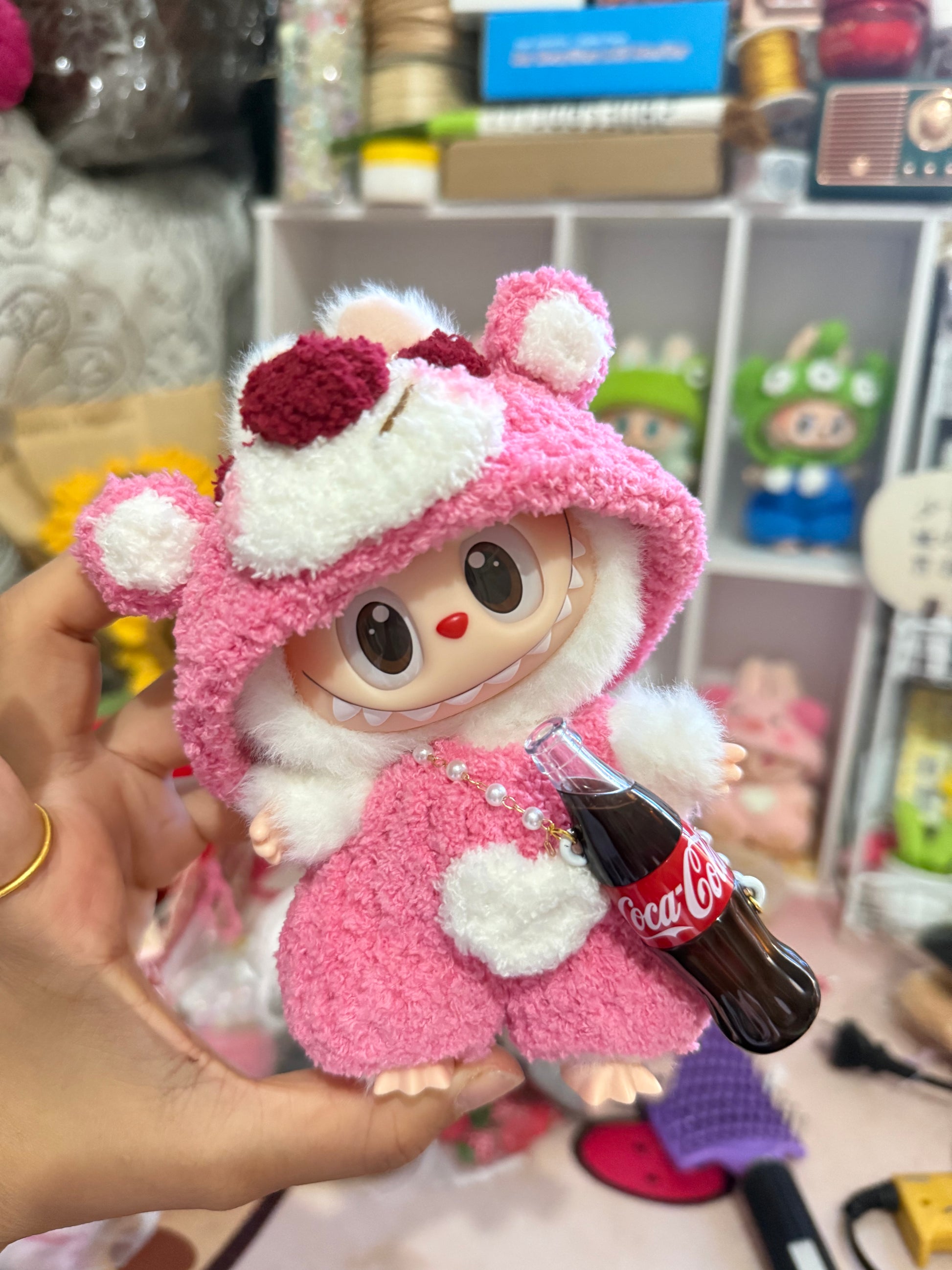 LABUBU clothes set Handmade knitwear outfit