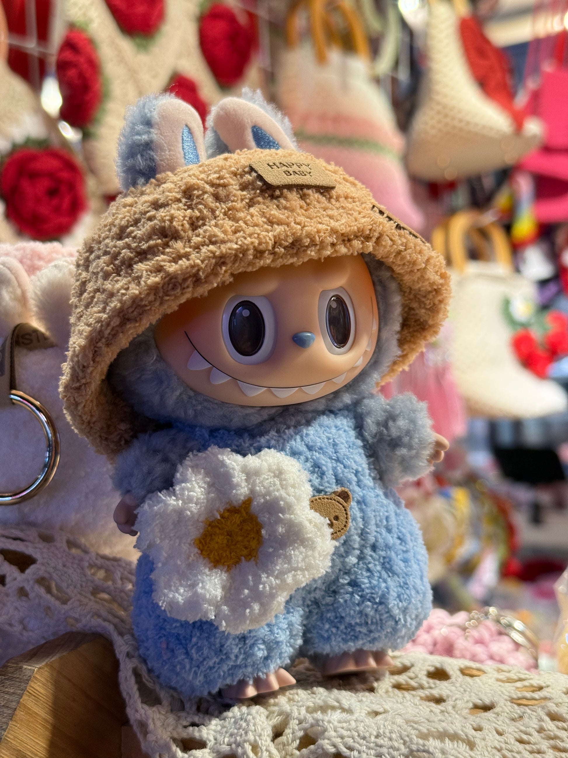 LABUBU clothes set Handmade knitwear outfit