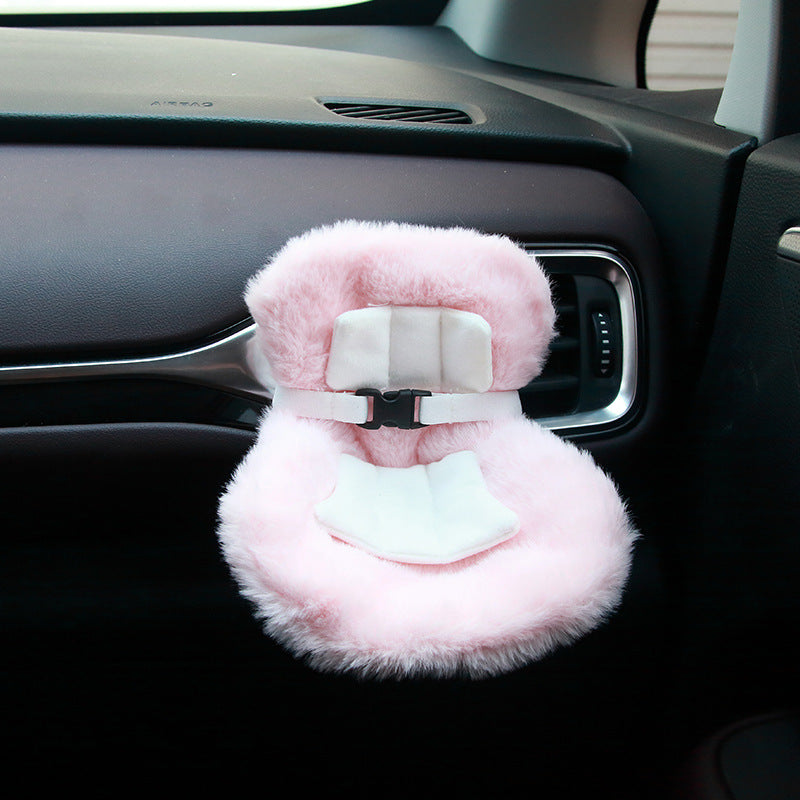 LABUBU Car Safety Seat Air Conditioner Vent Decoration for 17cm Dolls
