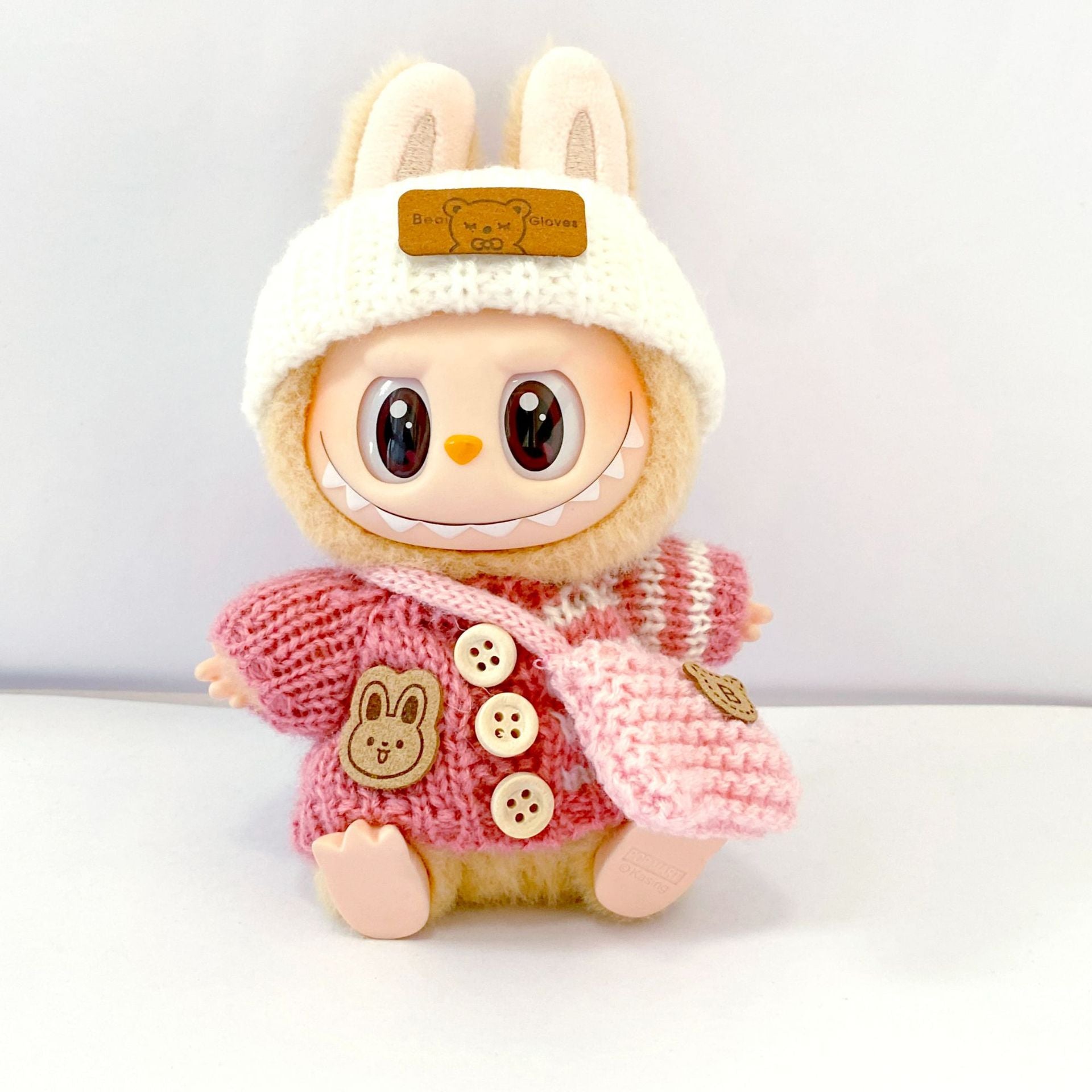 LABUBU clothes set Handmade knitwear outfit