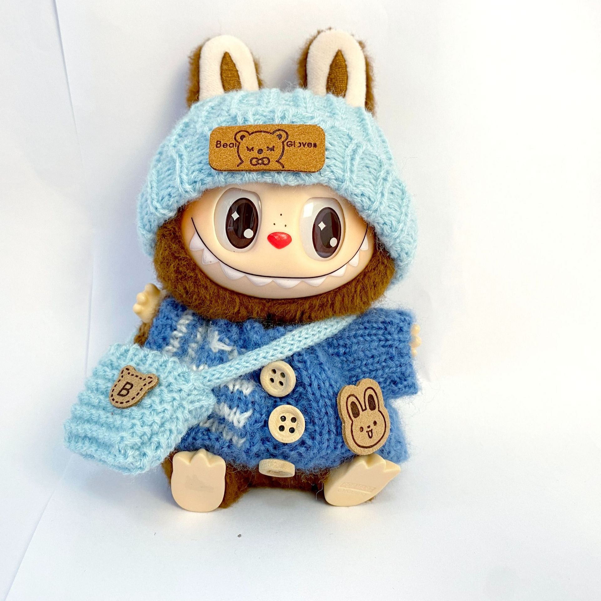 LABUBU clothes set Handmade knitwear outfit