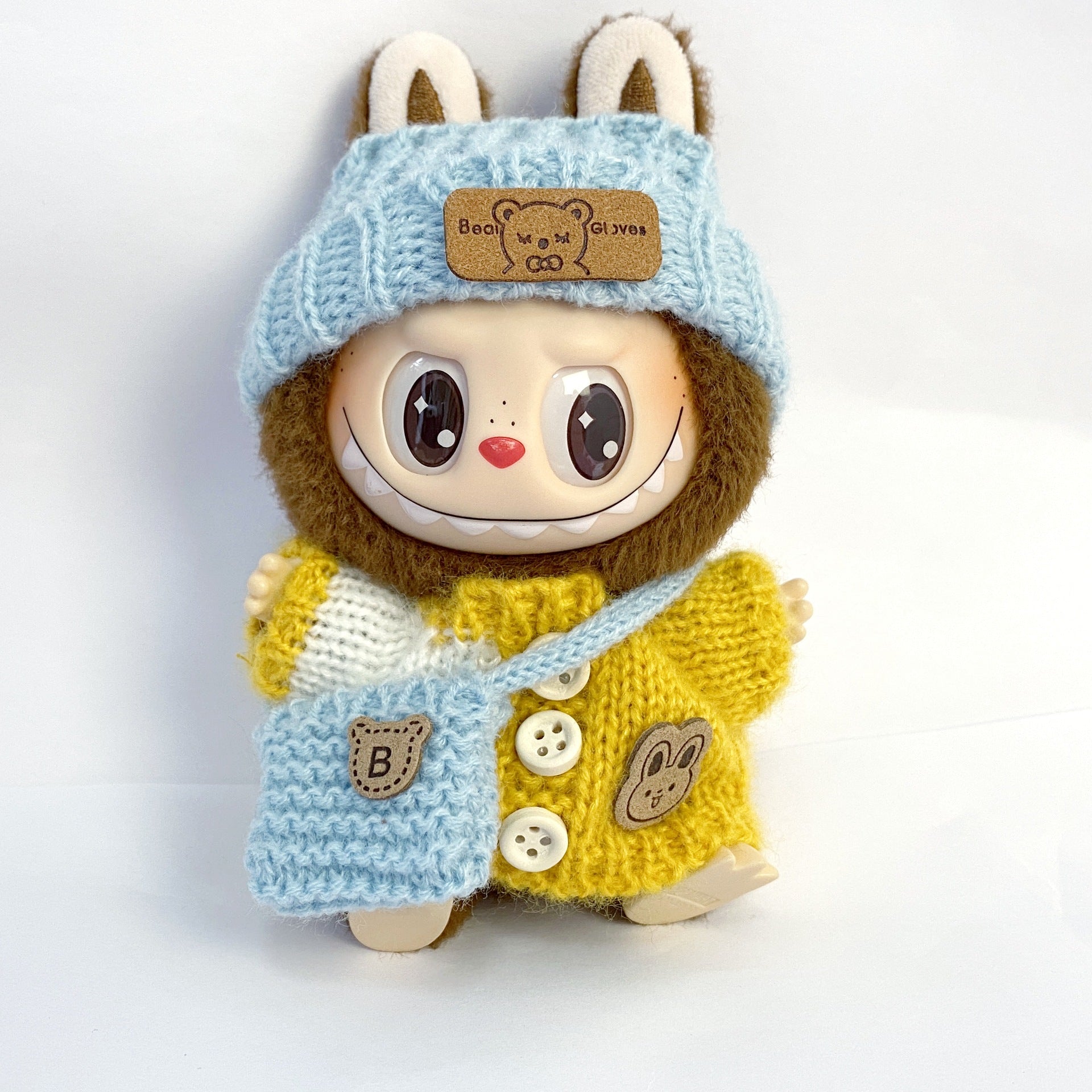 LABUBU clothes set Handmade knitwear outfit
