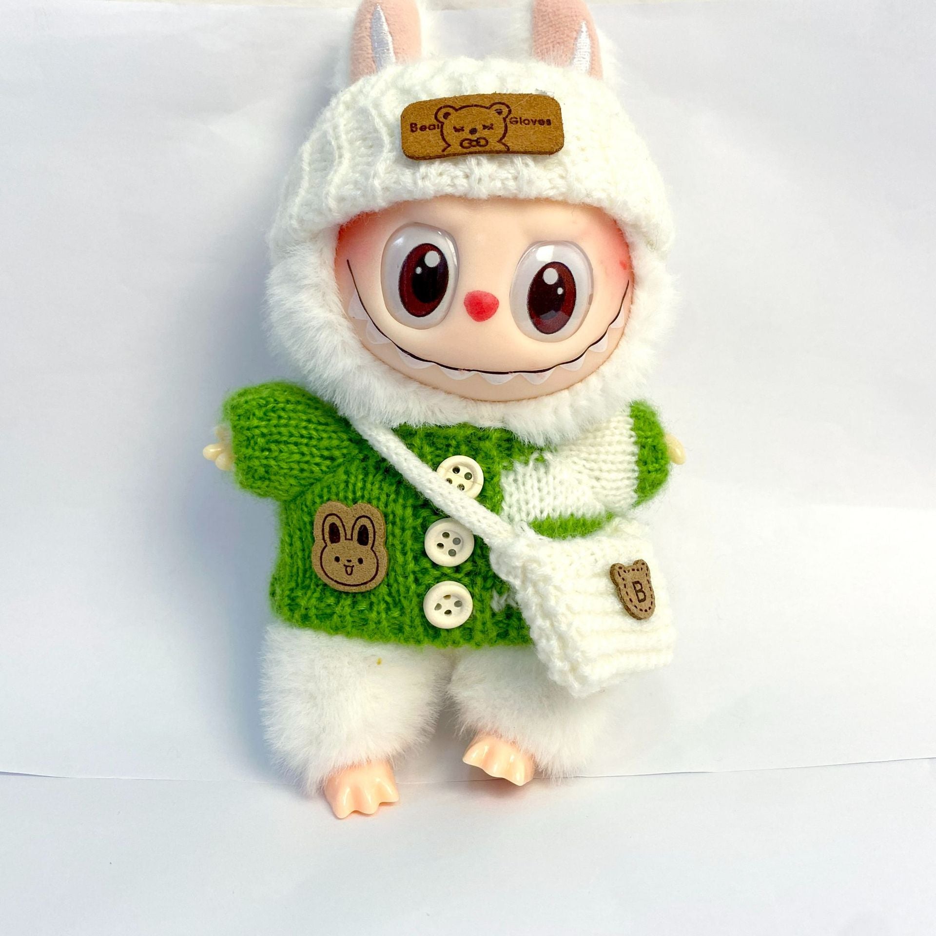 LABUBU clothes set Handmade knitwear outfit