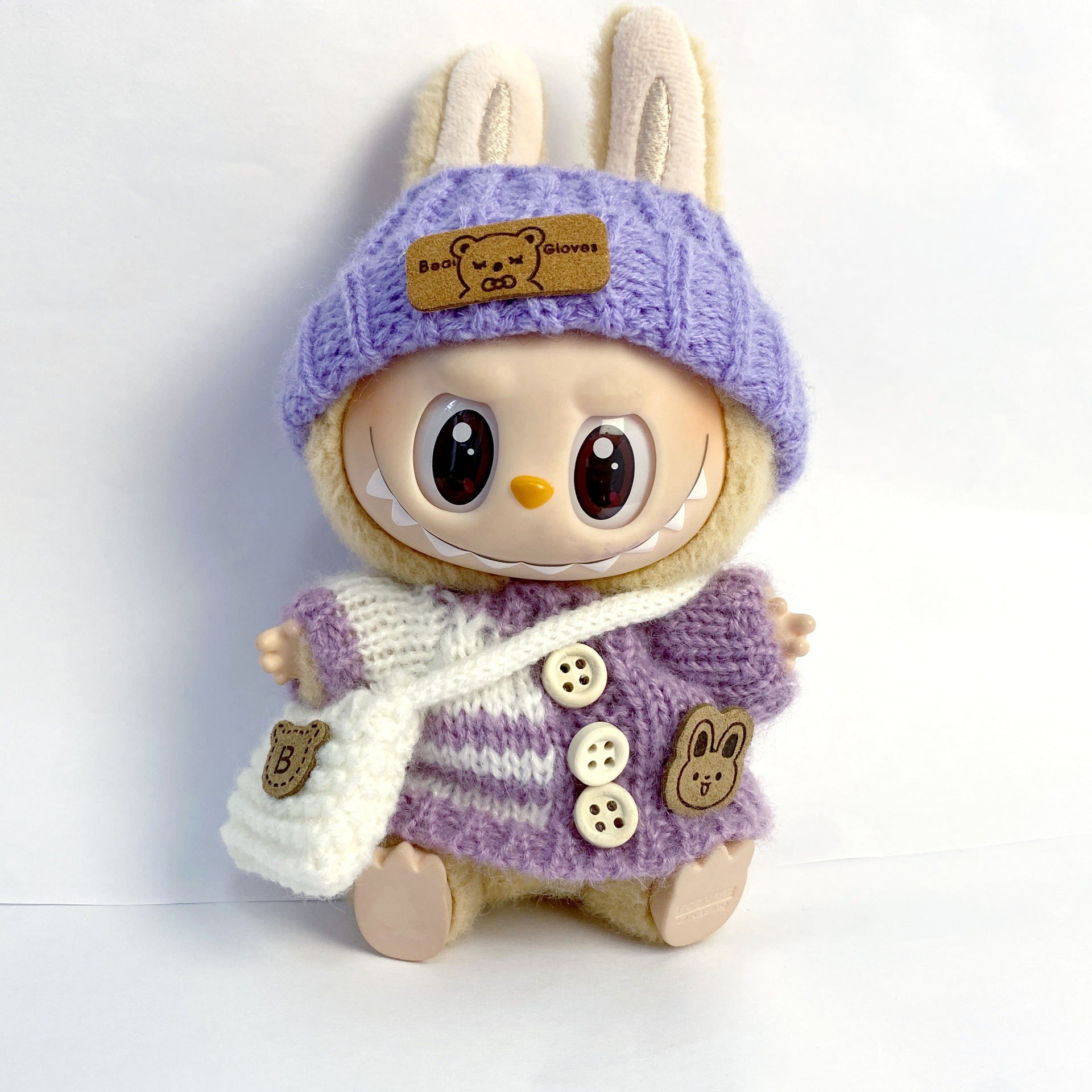 LABUBU clothes set Handmade knitwear outfit