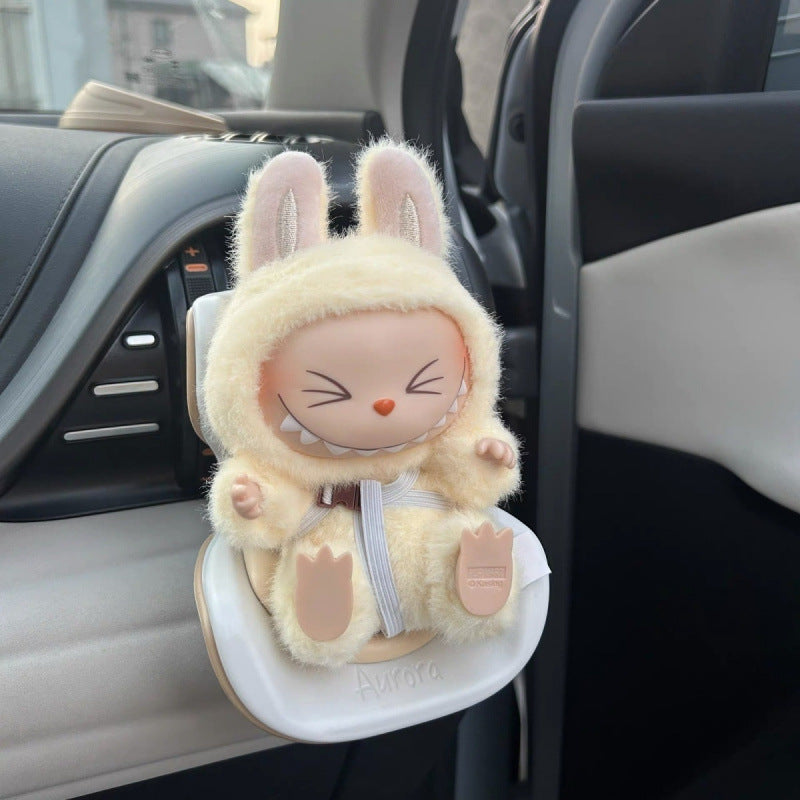 Labubu Car Safety Seat Air Conditioner Vent Decoration for 17cm Dolls