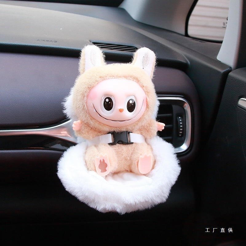 LABUBU Car Safety Seat Air Conditioner Vent Decoration for 17cm Dolls
