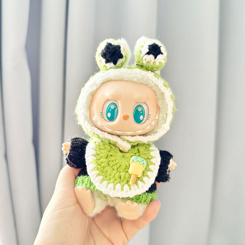 LABUBU clothes set Handmade knitwear outfit