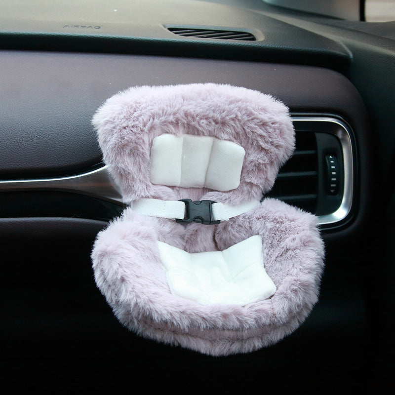 LABUBU Car Safety Seat Air Conditioner Vent Decoration for 17cm Dolls