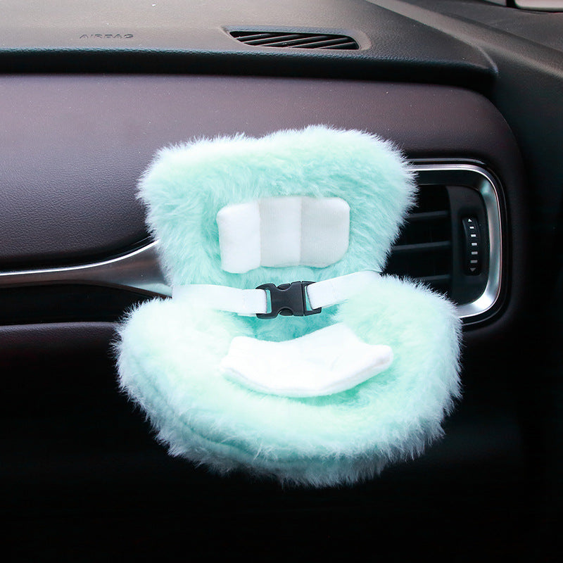 LABUBU Car Safety Seat Air Conditioner Vent Decoration for 17cm Dolls